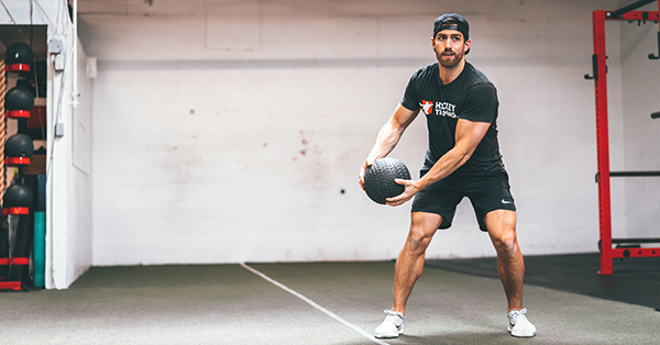 Medicine Ball Rotation Exercise